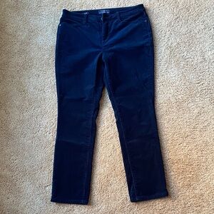 Talbots Navy Corduroy Trousers